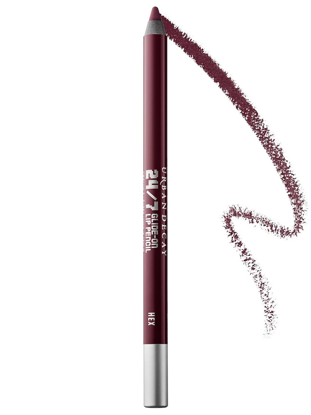 NEW Urban Decay HEX Lip Liner Pencil — Deep Plum brown